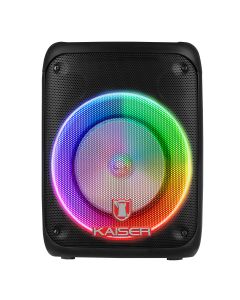 Bafle de 8" portátil 6,500 W PMPO ranura para celular